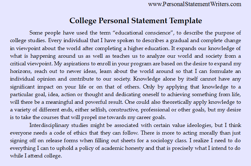 Personal statement for graduate school vcu writing