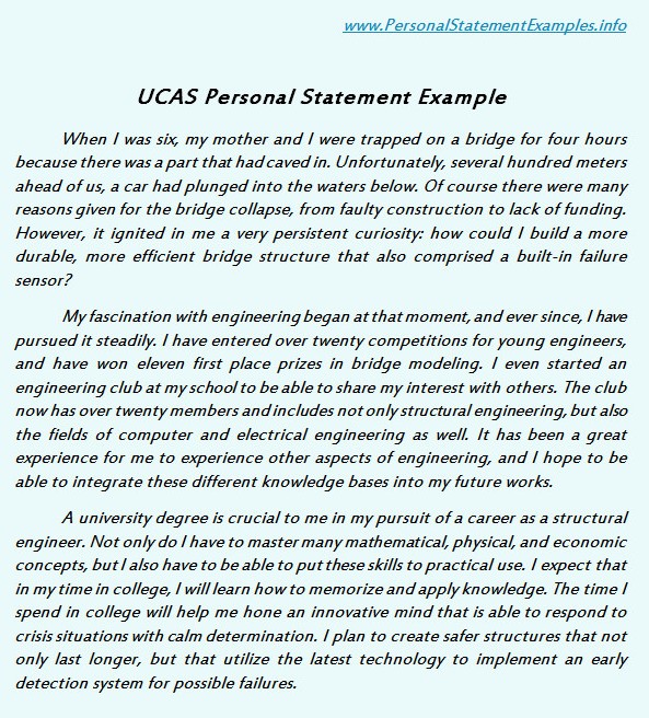 How to write a personal statement university