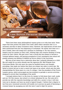 law school personal statement examples