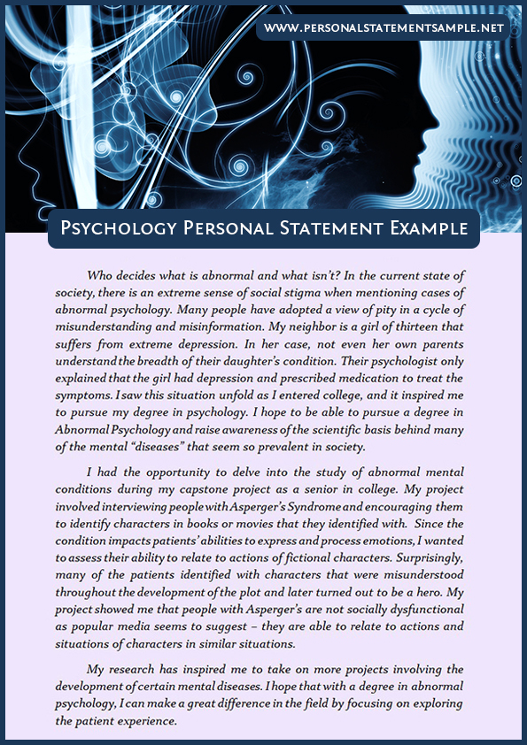 Organizational psychology admissions essay