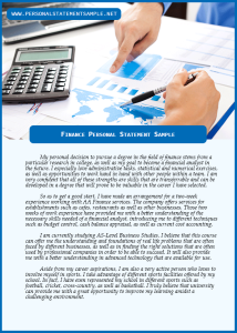 Finance-Personal-Statement-Sample