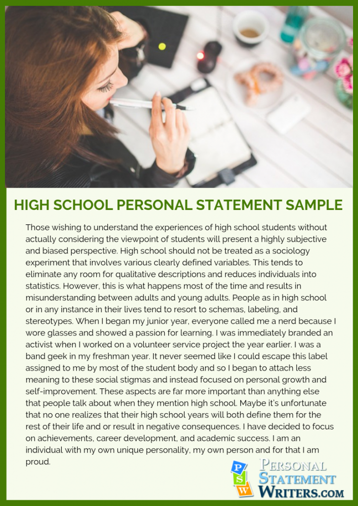 graphic design student personal statement